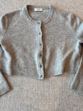Aritzia Cashmere Crew Neck Cardigan